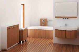 Meubles de salles de bain en bois sur mesure par un menuisier de Namur